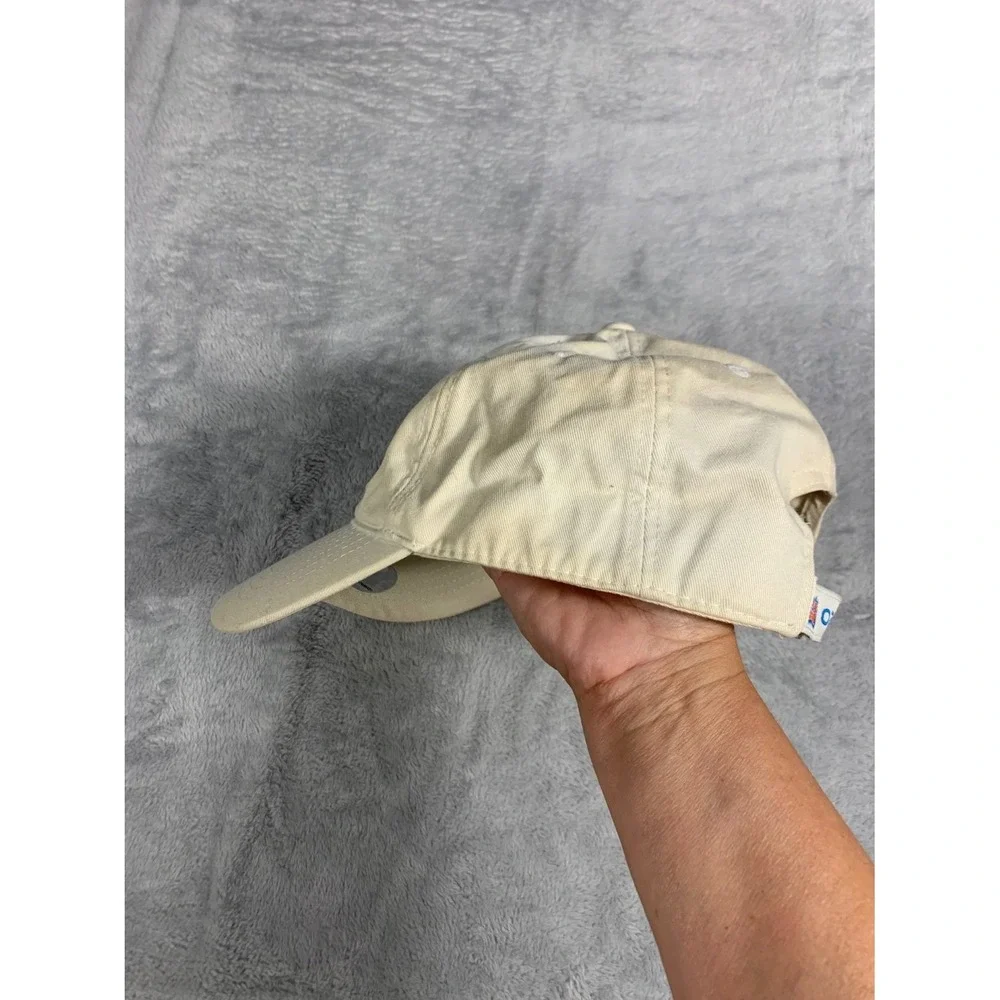 Vintage NFL Super Bowl Xli Tailgate Hat 2007 Miami Colts Bears Cream Strapback